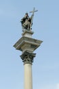 Column of the King Sigismund III Vasa in Warsaw Royalty Free Stock Photo